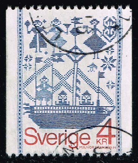 Sweden #1276 Drill-Weave Tapestry; Used