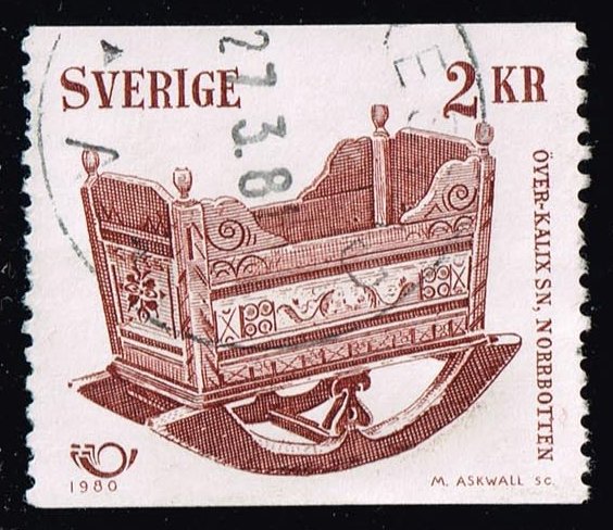 Sweden #1332 Cradle; Used