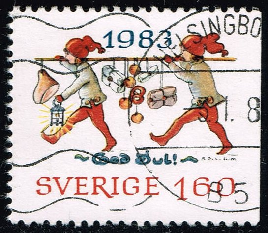 Sweden #1477 Christmas; Used