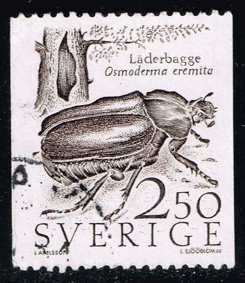 Sweden #1625 Hermit Beetle; Used