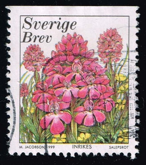 Sweden #2343 Pyramid Orchid; Used
