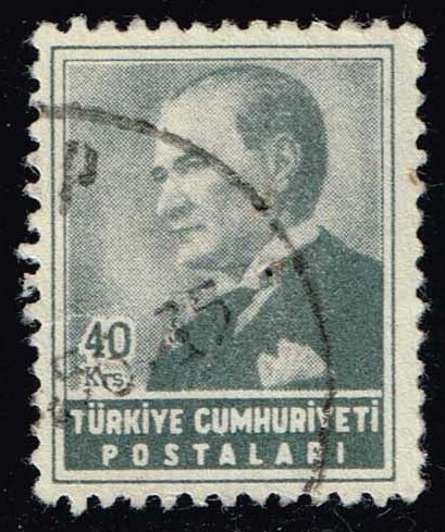 Turkey #1143 Kemal Ataturk; Used - Click Image to Close