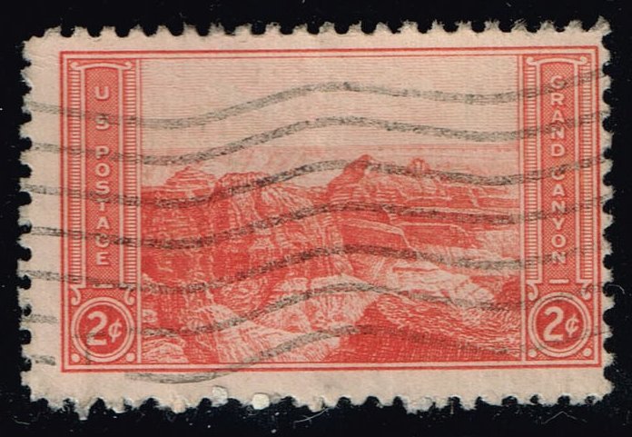 US #741 Grand Canyon; Used - Click Image to Close