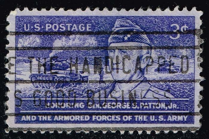 US #1026 General Patton; Used - Click Image to Close