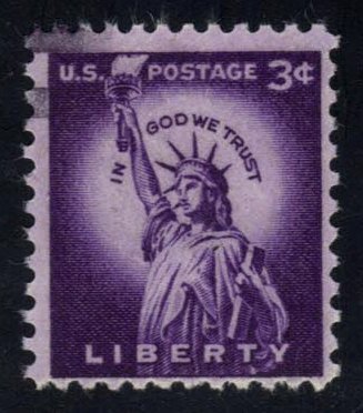 US #1035 Statue of Liberty; Used - Click Image to Close
