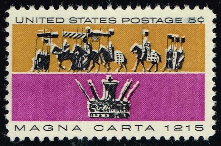 US #1265 Magna Carta 750th Anniversary; Used - Click Image to Close