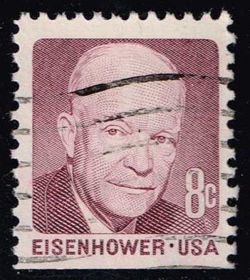 US #1395 Dwight D. Eisenhower; Used - Click Image to Close