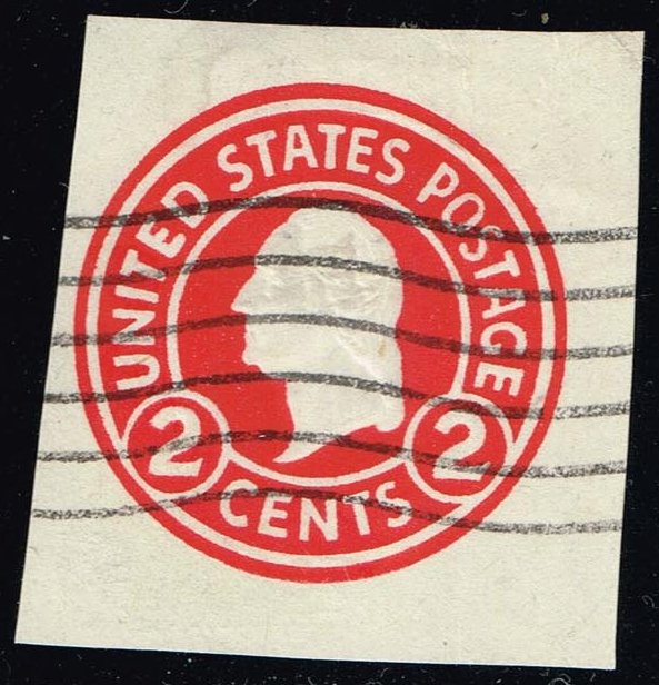 US #U429 George Washington; Used Cut Square - Click Image to Close