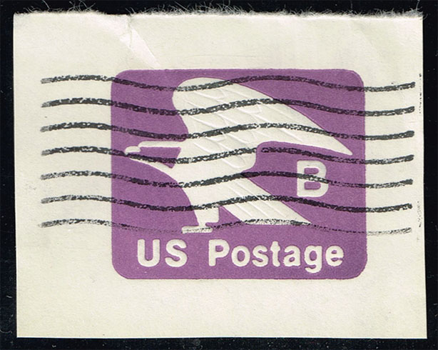 US #U592 Eagle; Used Cut Square - Click Image to Close