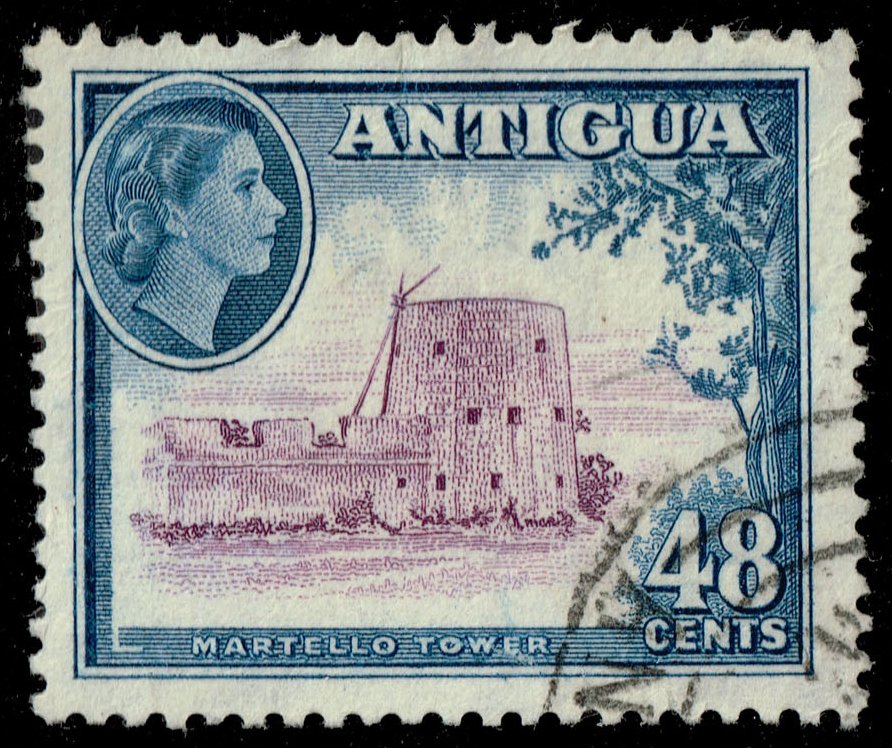 Antigua #117 Martello Tower; Used - Click Image to Close
