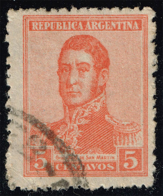 Argentina #253 Jose de San Martin; Used - Click Image to Close