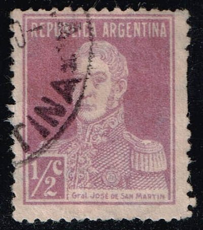 Argentina #340 Jose de San Martin; Used - Click Image to Close