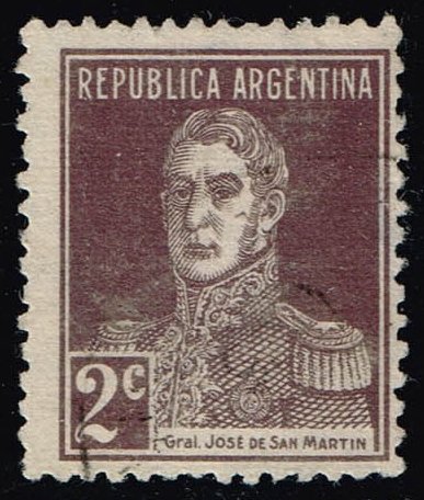 Argentina #342 Jose de San Martin; Used - Click Image to Close