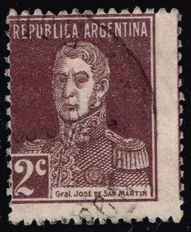 Argentina #342 Jose de San Martin; Used - Click Image to Close