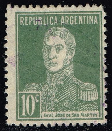 Argentina #346 Jose de San Martin; Used