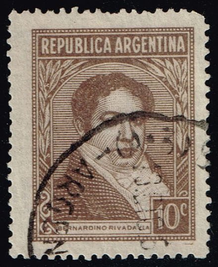 Argentina #490 Bernardino Rivadavia; Used - Click Image to Close