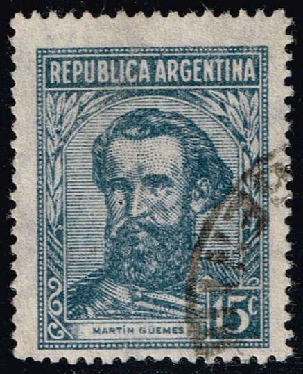Argentina #492 Martin Guemes; Used - Click Image to Close