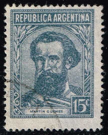 Argentina #492 Martin Guemes; Used - Click Image to Close