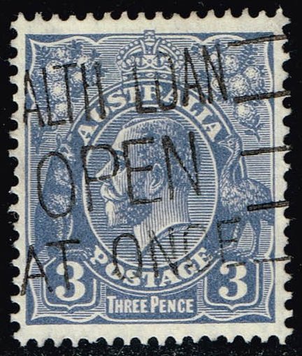 Australia #72 King George V; Used - Click Image to Close