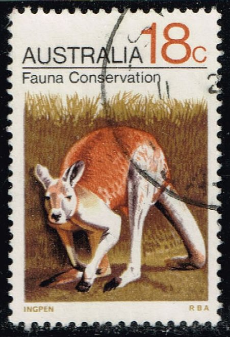 Australia #502 Kangaroo; Used - Click Image to Close