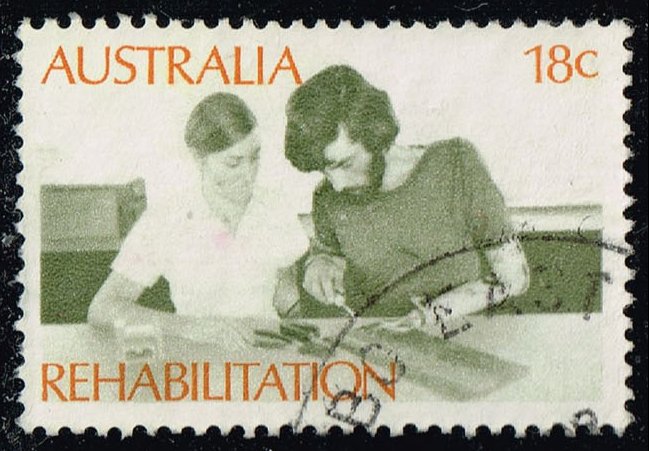 Australia #524 Amputee Assembling Circuit; Used - Click Image to Close