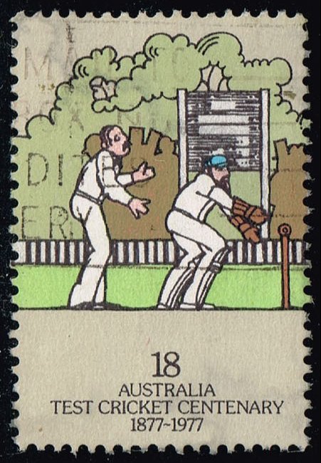 Australia #661 Wicket Keeper and Slip Fieldsman; Used - Click Image to Close