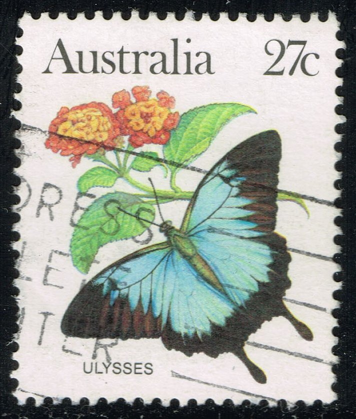 Australia #875 Ulysses Butterfly; Used - Click Image to Close