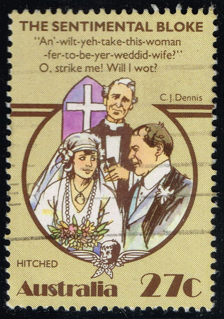Australia #881d Hitched; Used - Click Image to Close