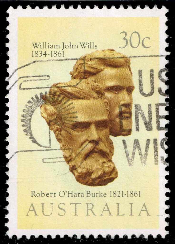 Australia #886 Wills and Burke Sculptures; Used - Click Image to Close