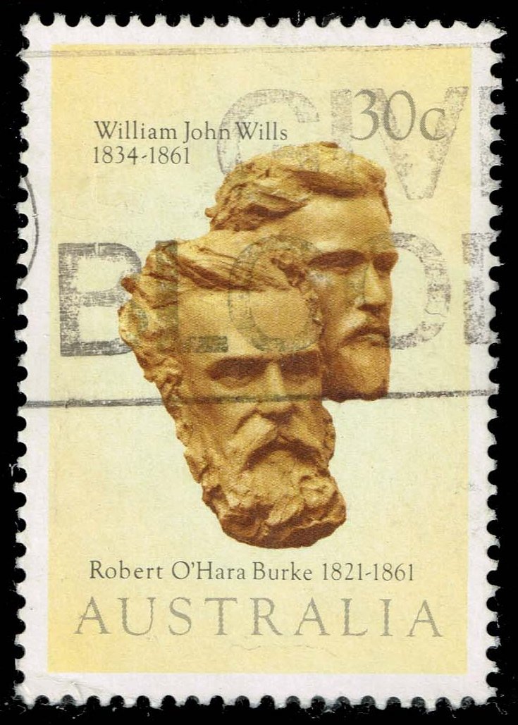 Australia #886 Wills and Burke Sculptures; Used