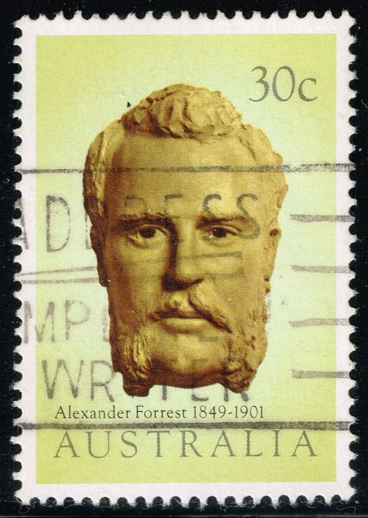 Australia #888 Alexander Forrest Sculpture; Used - Click Image to Close