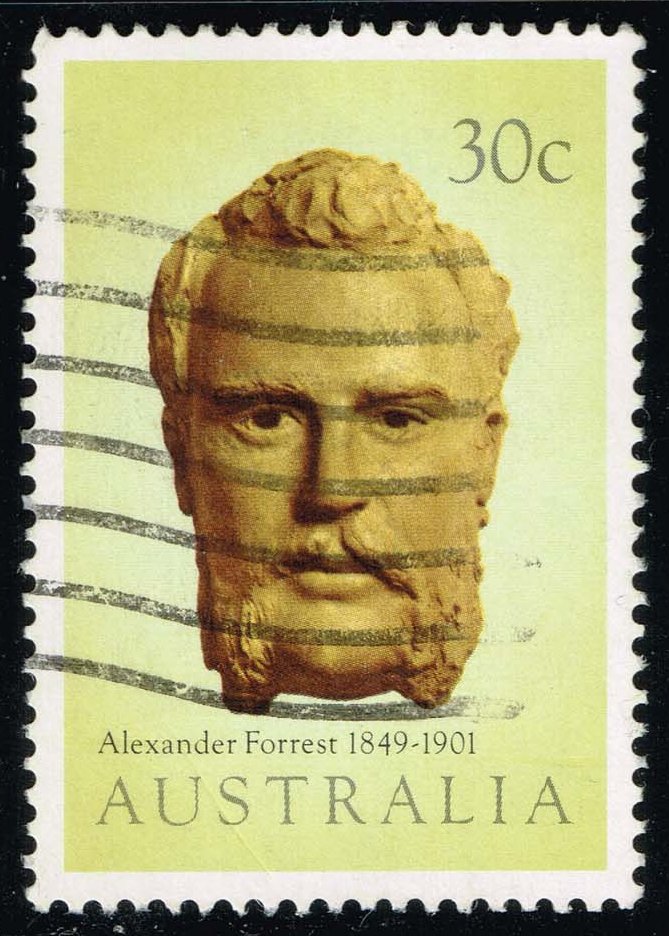 Australia #888 Alexander Forrest Sculpture; Used - Click Image to Close