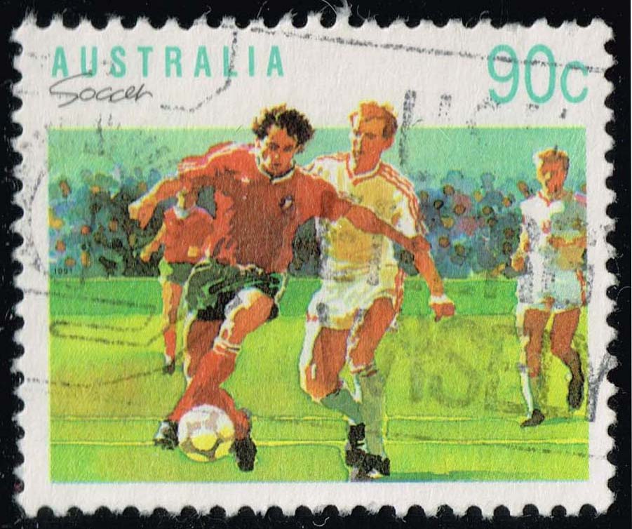 Australia #1124 Soccer; Used