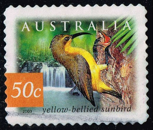Australia #2166 Yellow-Bellied Sunbird; Used