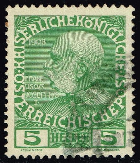 Austria #113 Franz Josef; Used - Click Image to Close