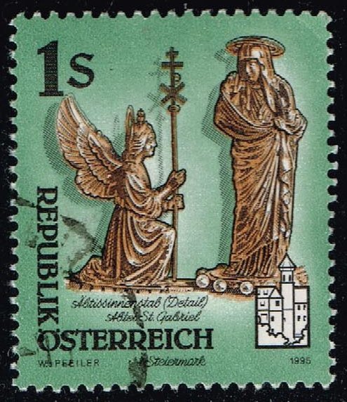 Austria #1599 Abbesse's Crosier; Used - Click Image to Close