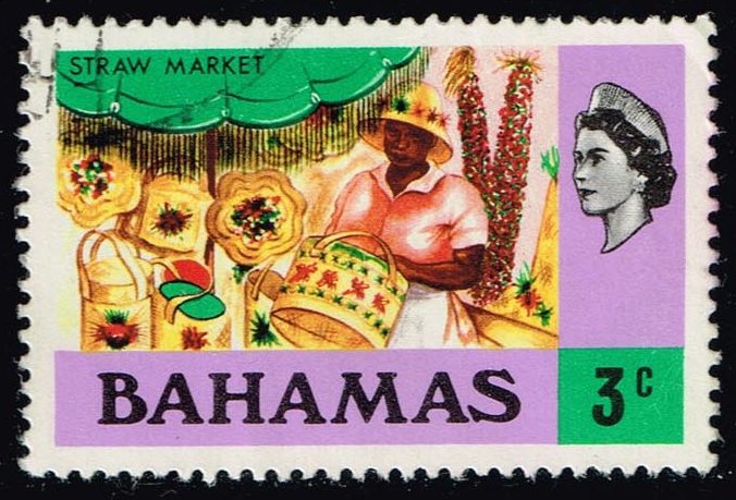 Bahamas #315 Straw Market; Used - Click Image to Close