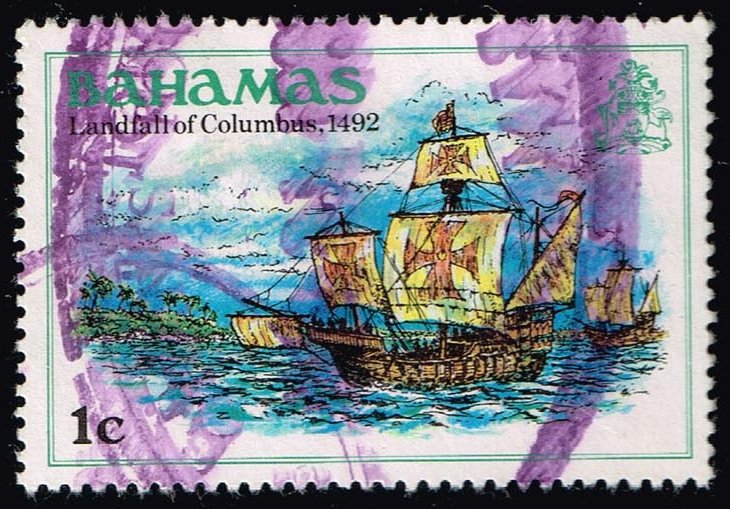 Bahamas #464 Landfall of Columbus; Used - Click Image to Close