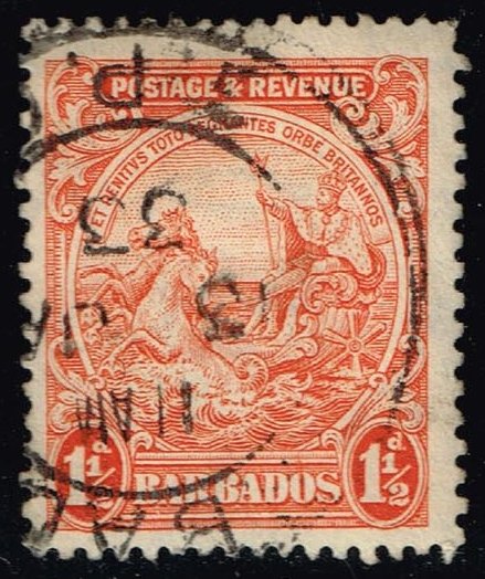 Barbados #168 Seal of the Colony; Used - Click Image to Close