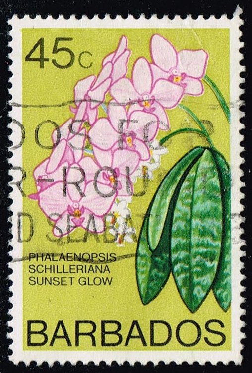 Barbados #406c Sunset Glow; Used - Click Image to Close