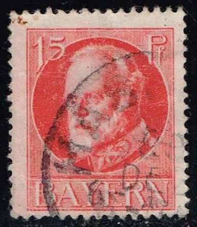 Germany-Bavaria #101 King Ludwig III; Used - Click Image to Close