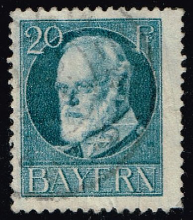 Germany-Bavaria #102 King Ludwig III; Used - Click Image to Close