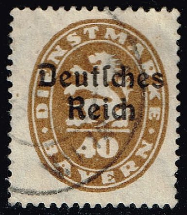 Germany-Bavaria #O57 Official Stamp; Used - Click Image to Close
