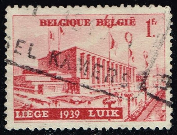 Belgium #319 Water Exhibition Buiildings; Used - Click Image to Close