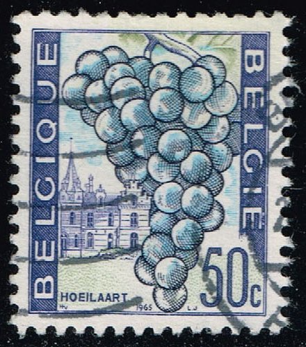 Belgium #641 Grapes; Used - Click Image to Close