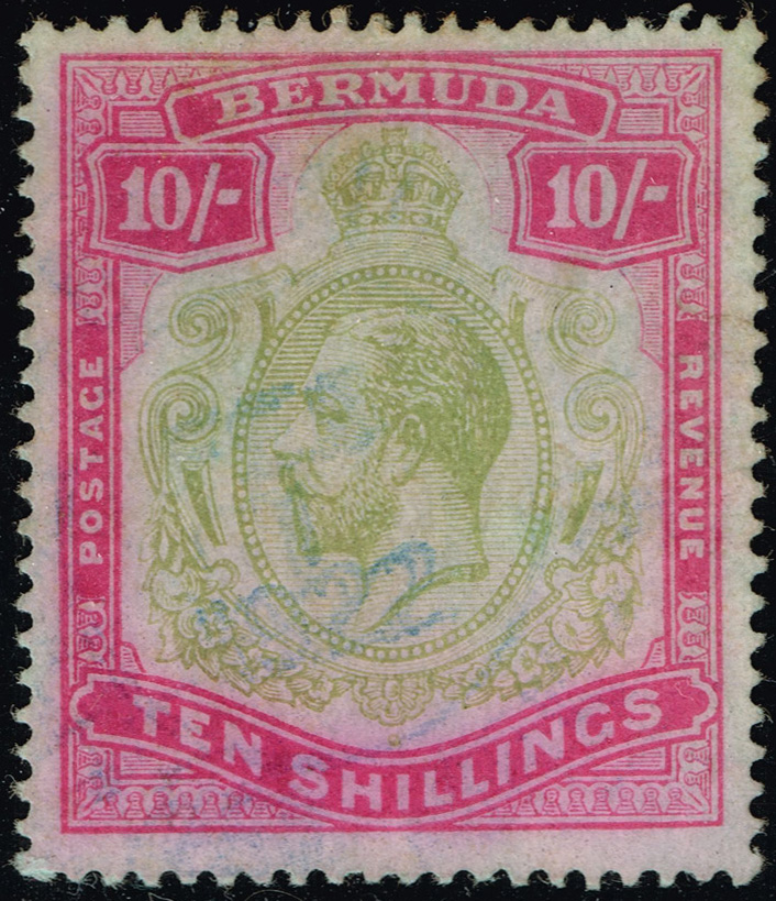 Bermuda #53 King George V; Used - Click Image to Close