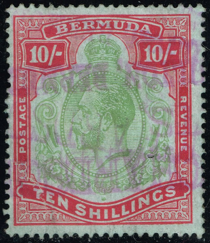 Bermuda #96 King George V; Used - Click Image to Close