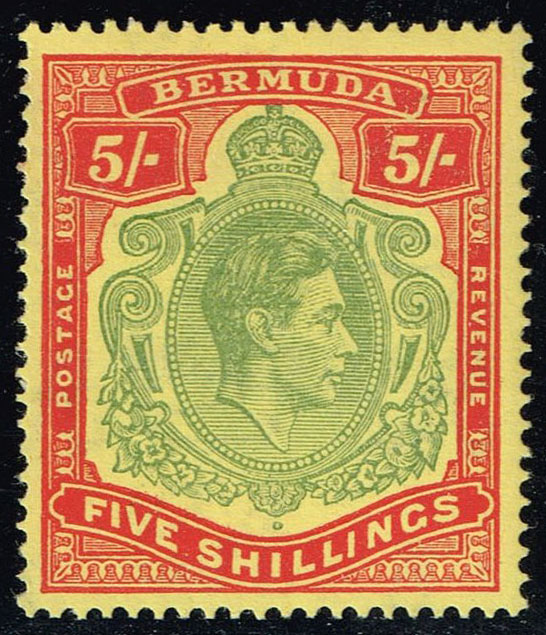 Bermuda #125a King George VI; MNH - Click Image to Close
