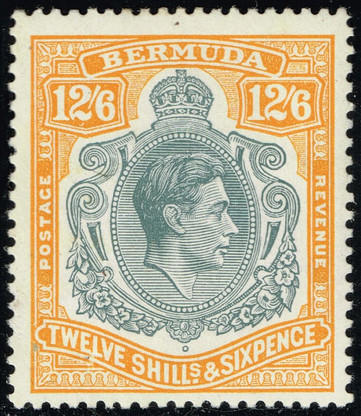 Bermuda #127 King George VI; Unused