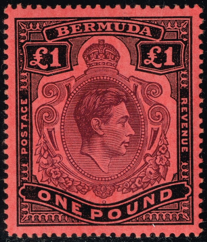 Bermuda #128b King George VI; Unused - Click Image to Close